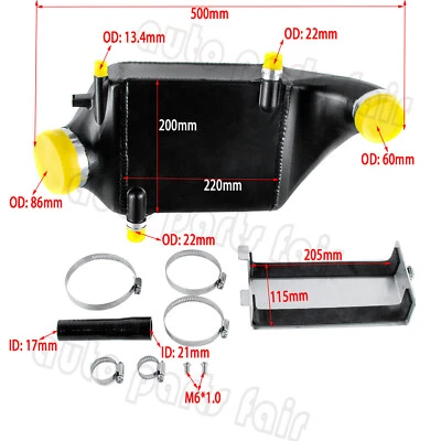 For 13-19 Benz AMG W176 A45 C117 CLA45 X156/GLA45 2.0L Air to Water Intercooler Foto 1 de 4