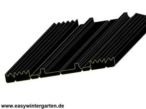 Glasauflagegummi - Verlegegummi - Auflagegummi 59 mm breit für die Glasmontage - Bild 1 von 2