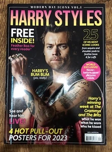 Harry Styles Modern Day Icons Vol 1 Magazine 4 Pull Out Posters - Foto 1 di 3