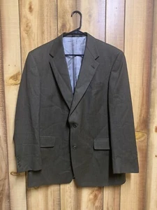 Hart Schaffner Marx Vintage Sport Coat Blazer Jacket Brown Sz 42R Men - Picture 1 of 8