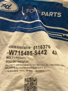 Genuine Ford Suspension Cross-Member Bolt W715485-S442 Bolts Sold Individually - Foto 1 di 2