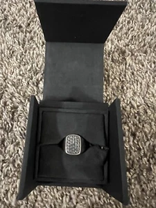David Yurman, Pave Black Diamond Size 8 - Picture 1 of 8