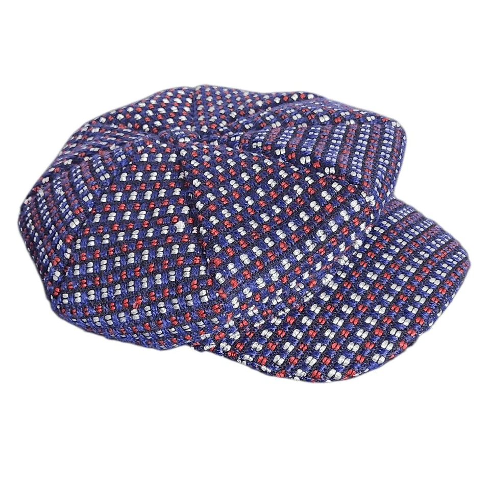 Magid Hats Red, White, and Blue Embroidered Newsboy Hat NWOT One Size - Image 1 of 4