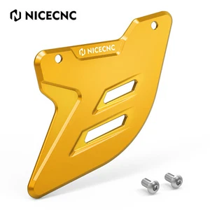 NICECNC Rear Brake Disc Cover Gold For Suzuki DRZ400E DR-Z400S SM 2000-2024 - Picture 1 of 12