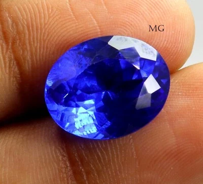 Natürlich Zertifiziert Selten Kobaltblau Spinell 15.35 Karat Ovaler Schliff Lose - Bild 1 von 4