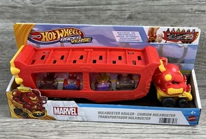 Mattel Hot Wheels Racer Verse Marvel Hulkbuster Hauler Transport & Store New - Picture 1 of 7