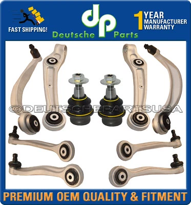 KIT SUSPENSIÓN BRAZO CONTROL INFERIOR SUPERIOR DELANTERO AUDI A8 QUATTRO RÓTULAS 10 Foto 1 de 4