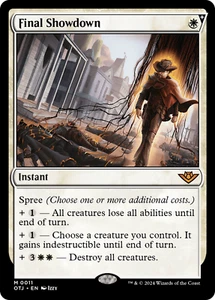 FOIL Final Showdown (OTJ-011) - Outlaws of Thunder Junction: (spree) - Magic The - Picture 1 of 1