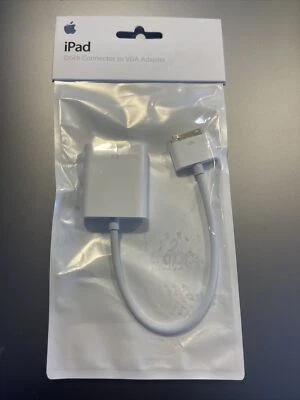 Genuine Apple iPad Dock Connector to VGA Adapter in Original Package MC552ZM/A - Image 1 of 4
