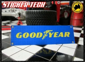 1/10 1/12 1/8 SCALE RC GOODYEAR TYRES GARAGE WORK SHOP DIORAMA MINIATURE BANNER  - Photo 1 sur 2