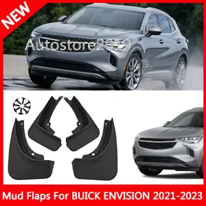 For Buick Envision 2021-2023 New 4pcs Front & Rear Splash Guards Mud Flaps - Picture 1 of 6