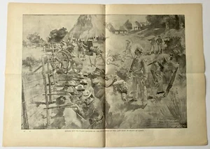 Ilustración de Howard Chandler Christy defensa heroica pero infructuosa de los españoles - Imagen 1 de 1