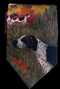 Cravatta cane da caccia Field Wear vintage - Foto 1 di 15