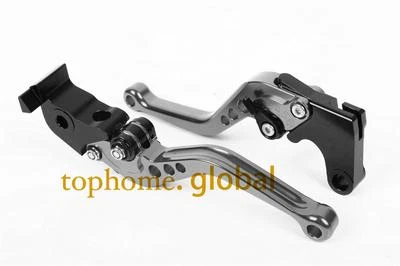Palancas de freno de embrague CNC color gris corto para Honda CBR600RR 2003 2004 2005 2006 Foto 1 de 4