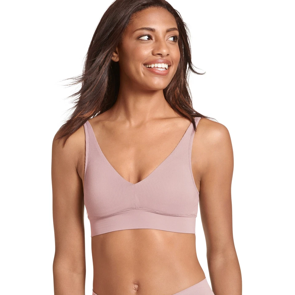 Jockey Women's Seamfree Rib Molded Cup Plunge Bralette - Image 1 of 1