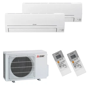 Mitsubishi Electric Klimaanlage Basic Wandgerät Multisplit 2,5kW + 3,5 kW A++/A+ - Bild 1 von 5