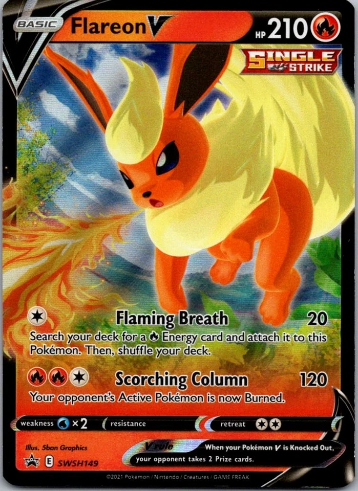 Flareon V - Promo SWSH: Sword & Shield Promo Cards SWSH149 NM - Image 1 of 2