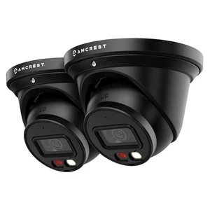 2-Pack UltraHD 4K (8MP) IP PoE AI Camera, 49ft Nightcolor, Security Outdoor T... - Picture 1 of 9