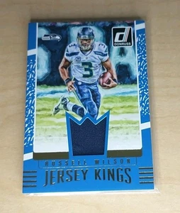 2016 Donruss Russell Wilson Jersey Kings Relic Seahawks Giants - Picture 1 of 2