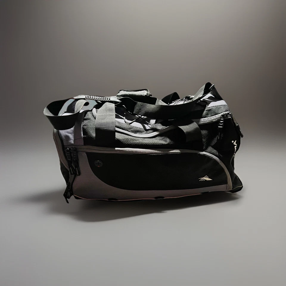 High Sierra Large Black Gray Duffel Bag Travel Gym Sports Shoulder Strap 24” - Image 1 of 4