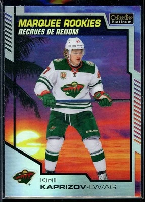 2020-21 O-Pee-Chee Platinum RC Sunset #200 Kirill Kaprizov - Image 1 of 2