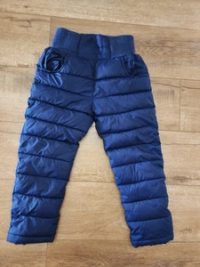 Kleinkind 4T-5T isolierte gefütterte Schnee Ski Hose elastischer Bund Taschen 110 cm 43 Zoll - Bild 1 von 4
