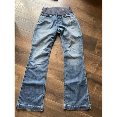 Gap 1969 Maternity Jeans Bootcut Medium Wash Stretch Denim Size 30/10 - Image 1 of 4