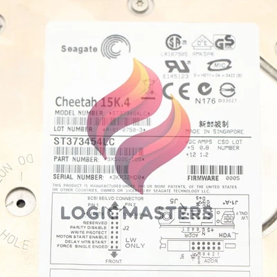 SEAGATE ST373454LC Hard Drive 73GB 15K 80-Pin SCSI New 1Pcs - Image 1 of 4