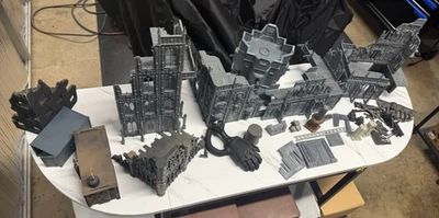Warhammer 40k Edificio Industrial Bastión Imperial Terreno Lote Foto 1 de 4