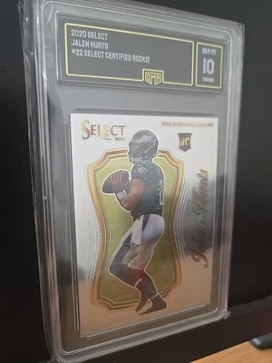 2020 Panini Select - Select Certified Rookies Jalen Hurts #SCR-22 (RC) - Image 1 of 4