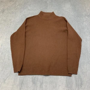 Charter Club Pullover Damen groß braun Kaschmir Rippstrick Rollkragen - Bild 1 von 14
