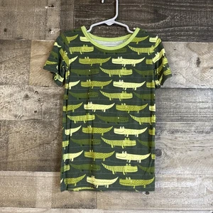 OG Little Sleepies Toddler Bamboo Clothes SZ 5/6 SHIRT ONLY Short Sleeve Crocs - Picture 1 of 8