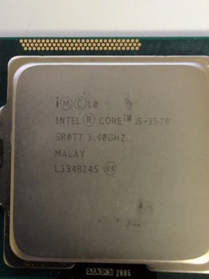 Intel Core i5-3570 3.4 GHz LGA 1155 5 GT/s Desktop CPU Processor SR0T7 - Image 1 of 2