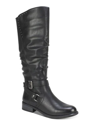 Bota de montar WHITE MOUNTAIN para mujer marrón Gore Liona punta almendra tacón bloque 6,5 M Foto 1 de 4