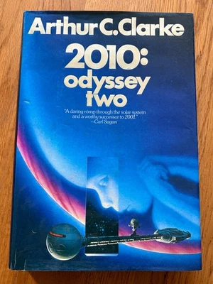 ARTHUR C. CLARKE AUTOGRAPHED "2010: ODYSSEY TWO" 1982 SCI FI SECOND OF TRILOGY - Image 1 of 3