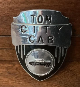 Stadt Taxifahrer Mitarbeiter Tom Hut Pin Anstecker Transport Identifikation  - Bild 1 von 2