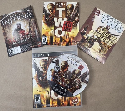 Army Of Two 40 Days Multi Player PS3 2010 EUC See Photos Shipped Same/Next day - Image 1 of 4