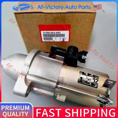 OEM Starter Motor Assembly 31200-5A2-A52 For 13-17 Honda Accord CR-V 2.4L L4-Gas - Image 1 of 4