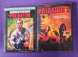 Predator 1 and 2 DVD! Great Condition! Schwarzenegger Action Movies - Picture 1 of 11