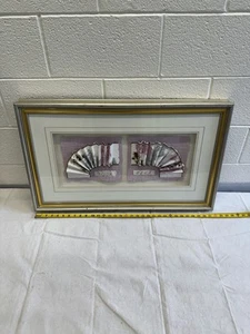 Guiteau Lanoue Original Artwork Mixed Media Handcast Paper Collage Shadowbox - Picture 1 of 6