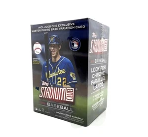 Topps 2021 Topps MLB Baseball Trading Cards Stadium Club Baseball Blaster... - Bild 1 von 2