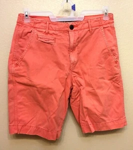 Pantalones cortos Arizona Jean Co talla 31 rosa bolsillos delanteros planos con cremallera con botones 100 % algodón - Imagen 1 de 6