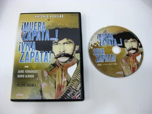 ¡MUERA ZAPATA..! ¡VIVA ZAPATA! DVD ANTONIO AGUILAR JAIME FERNANDEZ MARIO ALMADA - Imagen 1 de 2