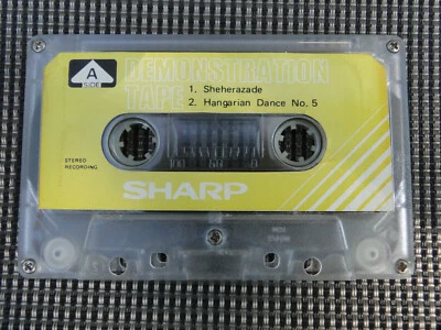 CINTA DE CASETE DE DEMOSTRACIÓN AFILADA DE COLECCIÓN Foto 1 de 4