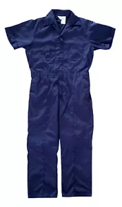 Vtg Walls Master Made Non-Insulated Work Coveralls Short Sleeve Mens 44 Regular - Picture 1 of 8