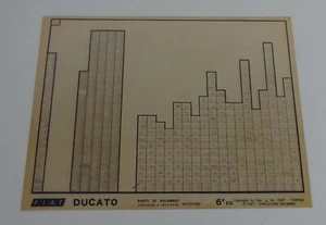 Microfich Lista de Repuestos/Catálogo de Piezas Fiat Ducato 60330782 - Imagen 1 de 1