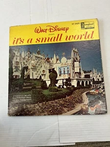 WALT DISNEY ITS A SMALL WORLD VINYL LP WITH BOOKLET GOOD - Picture 1 of 4