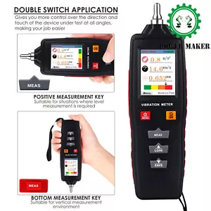 Displacement Measurement Tool Vibration Meter with Short / Long Probe Velocity - Picture 1 of 10