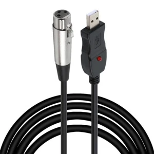 High Stability Type A USB Male To XLR Female Cable(3m/9ft)Adapter Converter USA - Picture 1 of 1