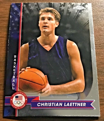 2024 Topps Chrome Olympics & Paralympic Team card of Christian Laettner (#92) - Image 1 of 2